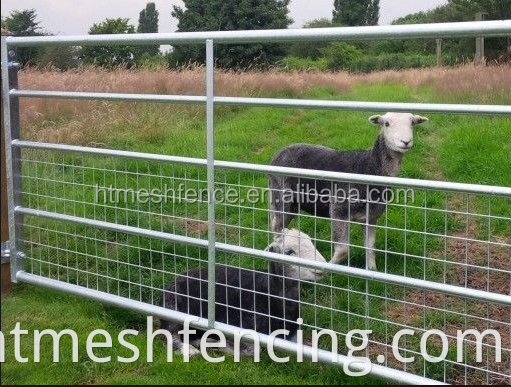 Verzinkte 7 Bahn verzinkte Metall Farm Farm Field Security Gates/7 bar verzinktes Feldtor verzerrt